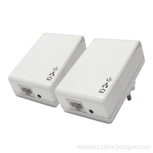 500Mbps Wall Mount Power Online Adapters, Home Plug, Network via Power Line Directly